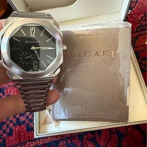 Bulgari Instruction Booklets in Cream and Gold